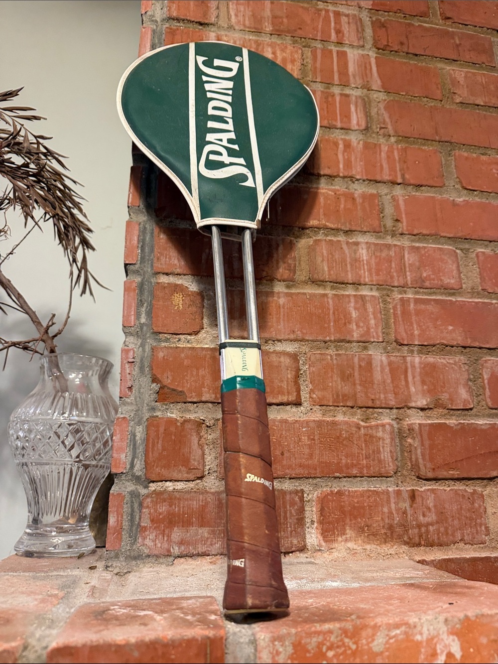 Vintage Spalding Tennis Racket with Cover